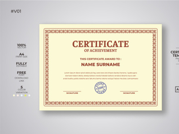 Certificate preview picture