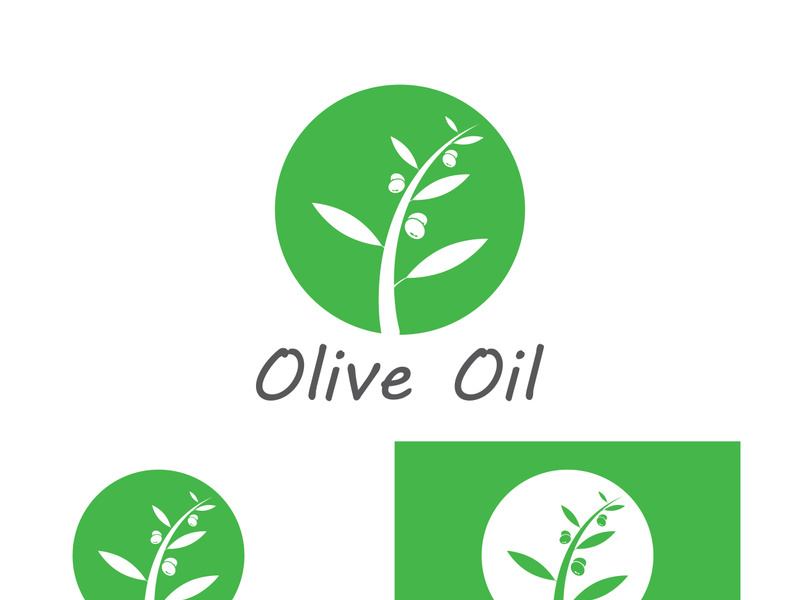 Olive fruit logo design.