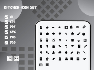 Kitchen Icon Set preview picture