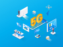 5G- isometric Internet Iillustration Kit