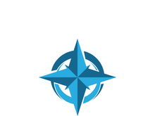 Compass logo template vector icon illustration design