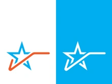 Star icon template vector illustration design