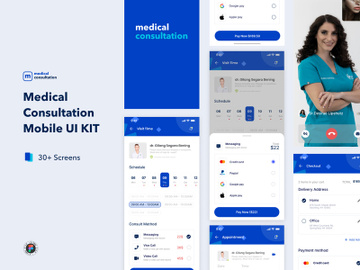 Medical Consultation Mobile UI KIT preview picture