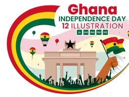 12 Ghana Independence Day Illustration preview picture