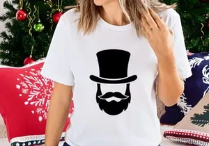 Classic top hat and mustache icon vector black silhouette