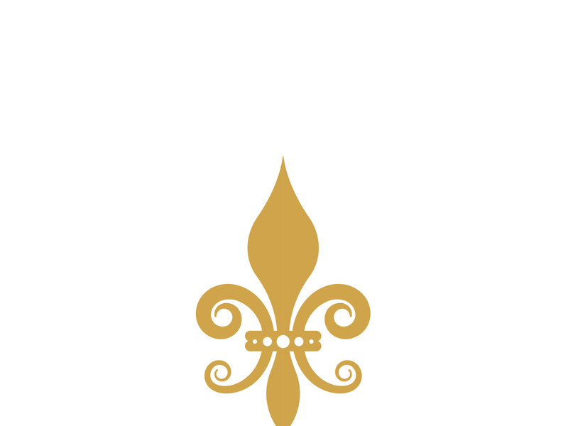 Fleur de lis vector icon