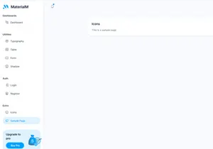 MaterialM Free NextJs Tailwind Admin Dashboard Template