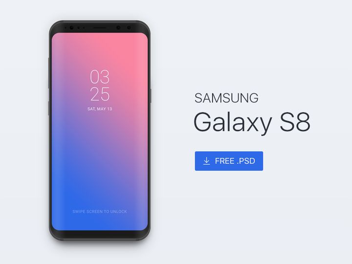 Samsung Galaxy s8 Mockup