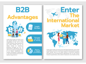B2B Advantages brochure template preview picture