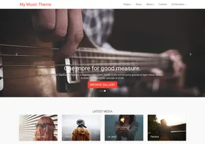 My Music Theme Html