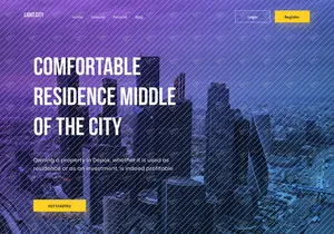 Light City - Real Estate Landing Page