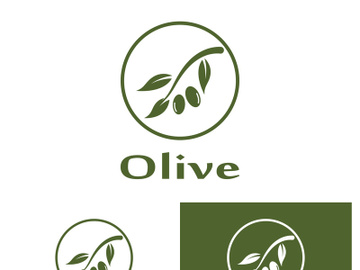 Olive fruit logo design. preview picture