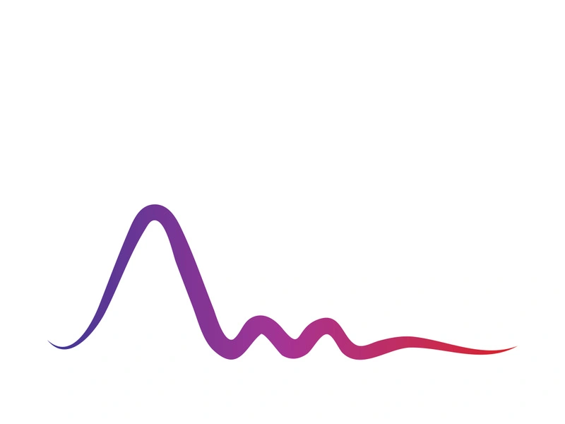 Sound waves vector illustration design template