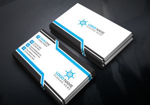 Clean And Minimal Business Card Design Template