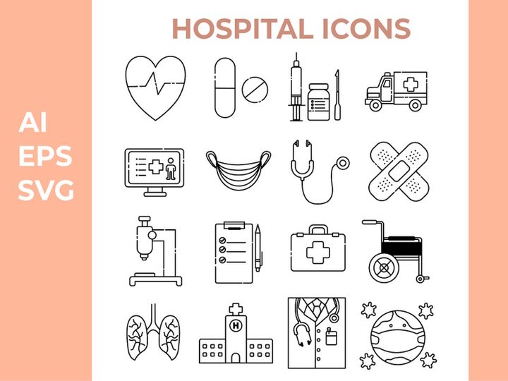 Hospital Icons
