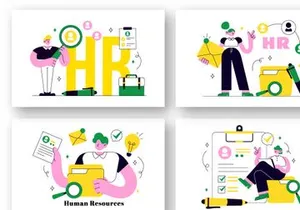 10 Human Resources Illustration