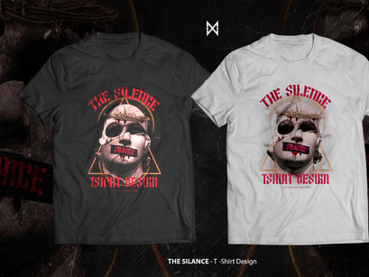 The Silence - Graphic T-Shirt Design