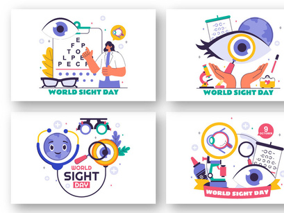 10 World Sight Day Illustration
