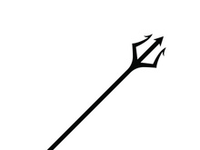 Trident Logo Template vector icon illustration design