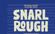 Snarl Rough | Hand Drawn Rough Font