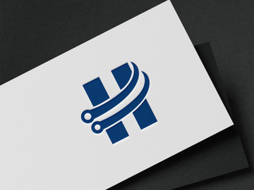 H Letter And Technology Logo Design Template preview picture