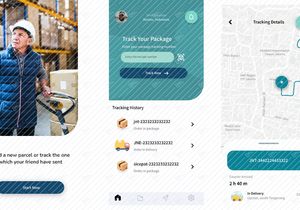 Parcel Tracking app UI