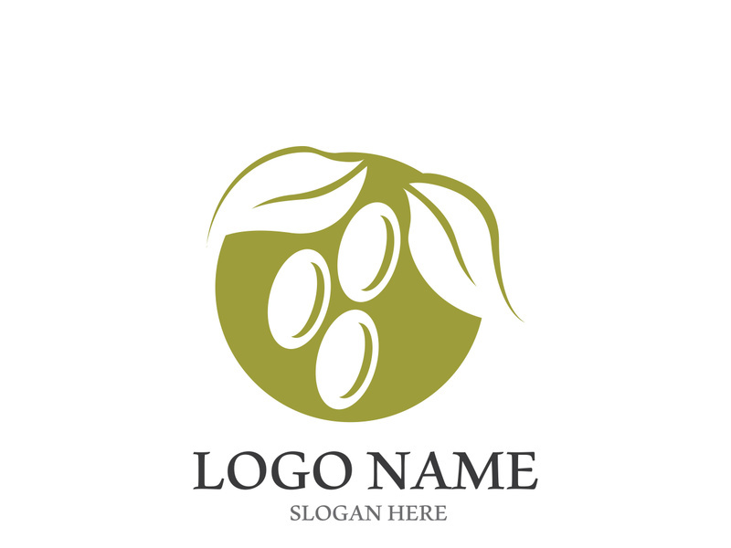olive icon vector illustration design template