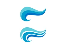 Water wave vector icon illustration design