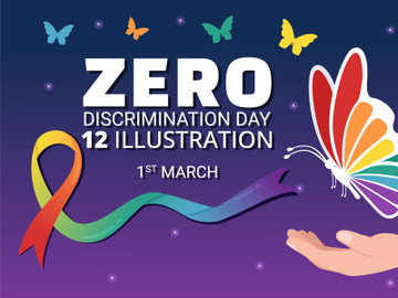 12 Zero Discrimination Day Illustration preview picture