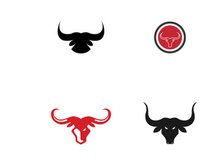 bulls head horn logo