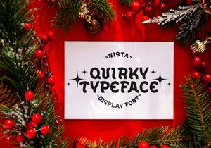 Nista - Quirky Display Font