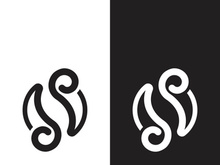 Business corporate S letter logo design vector