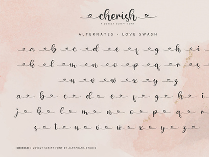 Cherish - Script Font