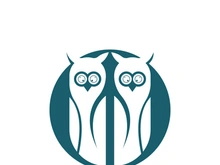 Owl logo icon design animal and simple business abstract vector