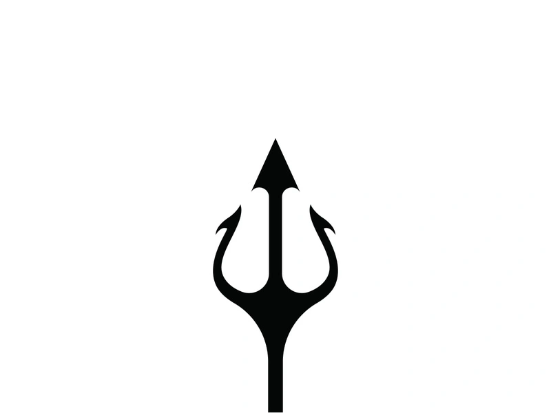 Trident Logo Template vector icon illustration design