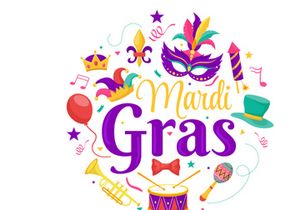 14 Mardi Gras Carnival Illustration
