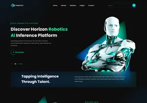 Robotics (AI) Web Page Design