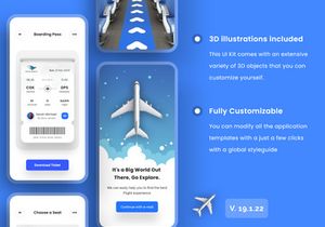 Flight Booking Ticket App Design