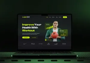 AnyFIT - Workout Landing Page