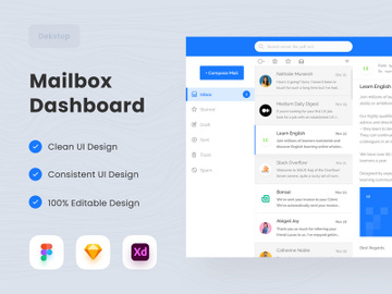 Mailbox Dashboard ✉️ preview picture