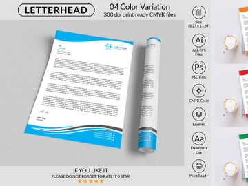 Creative Letterhead Design Template preview picture