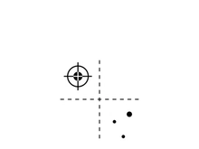 quadrant concept  diagram  logo illustration