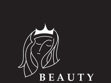 Woman Beauty care logo. fresh Nature beauty face saloon and spa design flat vector preview picture