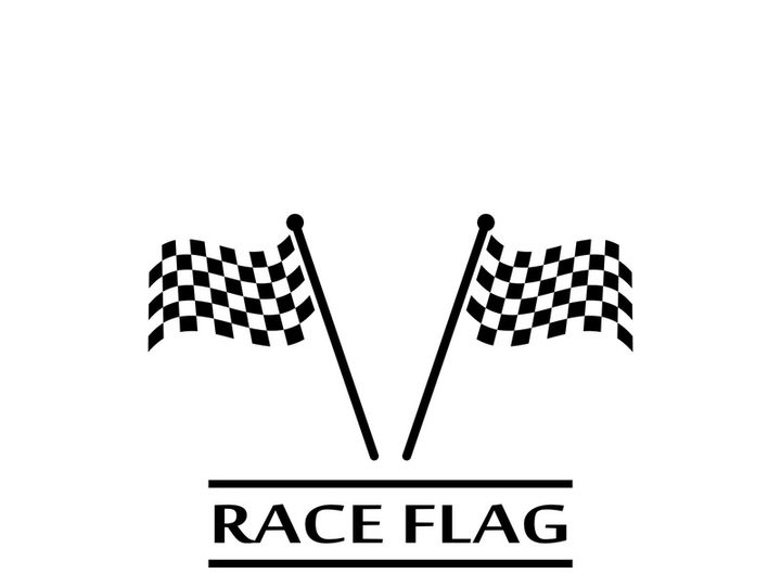 Race flag logo