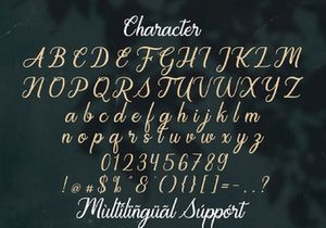 Regalhisa - Calligraphy Script Font