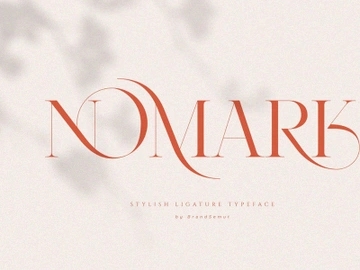 NOMARK - Ligature Typeface preview picture