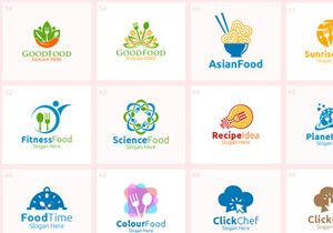 75+ Food Logo Bundle