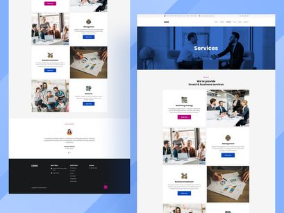 Tech Company Website UI Kit