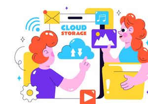 10 Cloud Storage Illustration