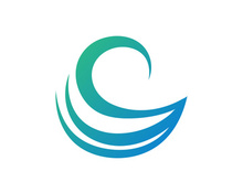 Water wave icon vector